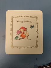 Kewpie unused happy birthday card (LL) picture