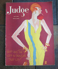 1928 MAY 12 JUDGE MAGAZINE - WHAT WAS THE IDEA IN BRINGING THAT UP? Cartoons  picture