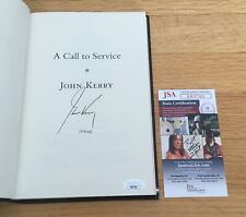 John Kerry Secretary State Senator Signed Autograph Call To Service Book JSA COA picture