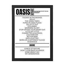 Oasis Setlist 15-09-2002-Manchester picture