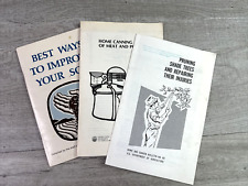 Vintage Lot of 3 How To Pamphlet/ Booklets 1960-1981 picture