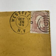 1864 Westfield, New York Civil War Era Antique Envelope 3c Stamp picture