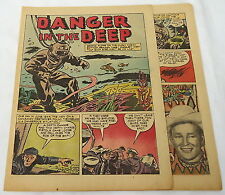 1946 three page cartoon story ~ Deep Sea OLIVER AB HANLEY picture