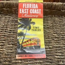 1958 Florida East Coast Railway Map picture