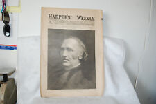 1884 Harpers Weekly FEBRUARY 9 THE LATE WENDELL PHILLIPS picture