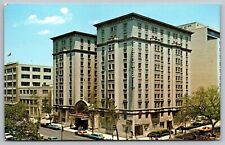 Washington DC Manger Hamilton Hotel Building Downtown Streetview Chrome Postcard picture