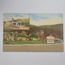 Cedar Crest Lodge And Motel Cedar City Utah UT Vintage Lithograph Postcard US 91 picture
