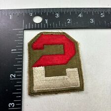 Vintage 2nd United States Army Patch military 45H2 picture