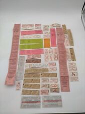 Vintage Unpunched Chicago, North shore & Milwaukee Railway Train Tickets  picture