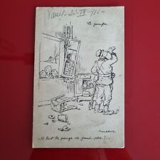 CPA circulée 1911 - FRANCE - LE GOINFRE, IL BOIT LA PURGE DE GRAND-PERE picture