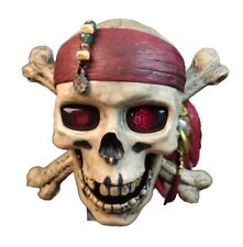 2006 Zizzle Disney Pirates of Caribbean Talking Skull Alarm Motion Sensor Decor picture