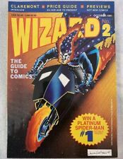 Wizard The Guide to Comics #2 (1991) Ghost Rider Cover With POSTER picture