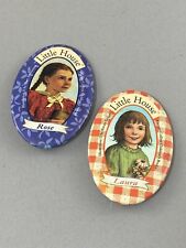 Vtg Collectible Little House on the Prairie Laura Ingalls & Rose Wilder Buttons picture