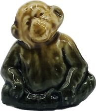 Vintage Small Ceramic Monkey Ape Collectible Figurine Animals Made In England picture