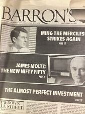 Barron’s Financial Weekly News 1984 Sigoloff Moltz Lawrence Fuqua Palooka Tech picture