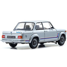 BMW 2002 Turbo Silver with Red and Blue Stripes 1/18 Diecast Model Car by Kyosho picture