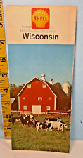 1962 Shell Oil State Road Maps: WISCONSIN picture