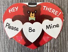 “Hey There Please Be Mine” Vintage Valentines Day Card  picture