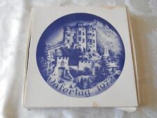 Bareuther 1972 plate Castle Fathers Day Bavaria Germany picture