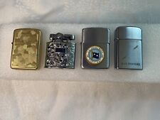 Vintage Estate Lot Of Four Cigarette Lighters See Pictures  picture