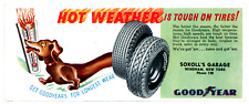Windam New York Goodrich Tires Advertising Postcard Dachshund Hot Dog Weather  picture