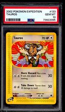 PSA 10 Tauros 2002 Pokemon Card 133/165 Expedition picture