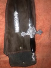Antique ￼Sword/Scabbard Ceremonial ￼Columbus ￼ Catholic 32” W/case Lynch & Kelly picture