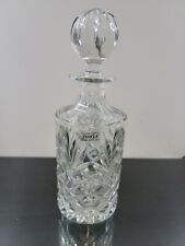 Towle Lead Crystal Decanter With Stopper Diamond Pattern Made In Polland picture