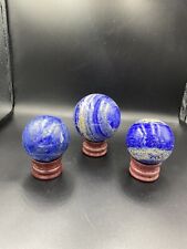 Delighted Natural Lapis Lazuli Mix Size Ball Lot picture
