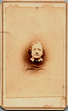 Antique 1860s Carte de Vista CDV Photo Older Woman Dresden, Ohio by Edwards picture