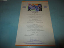 1934 Canadian National System Lunch Menu-S.S. Prince Rupert picture