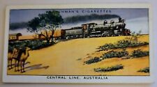 CENTRAL LINE RAILWAY Australia Vintage 1937 Churchman's Tobacco Card #6 picture