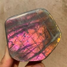 400g Rare Natural Gorgeous purple Labradorite Quartz Crystal Specimen Healing picture