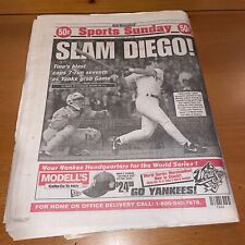 New York Post, October 18, 1999. Tino Martinez Grand Slam (2) picture
