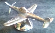 AIRCRAFT METAL PLANE CIGARETE LIGHTER 15 X 13 X 6 CM AMERICAN MADE 480 KG CHROME picture