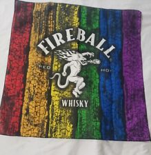 FIREBALL WHISKY New  Bandana Flag wall hanging square Face  Neck Head Cover picture