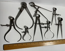 antique machinist calipers Lot Of 8 picture