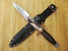 Vintage Italy Stiletto Randall 2-8 Style Knife, 8 Inch Blade Stacked Leather picture