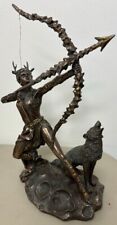Pacific Giftware Moonlight Mysteries Bronze Greek Goddess of The Wilderness USED picture