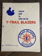 Vtg 1973 YMCA Y-Trail Blazers Father & Son Indian Program Guide to Get Patches picture