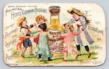 1892 Ladies Calendar Hoyts German Cologne Rubifoam Children Dance  P422 picture
