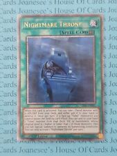 LEDE-EN061 Nightmare Throne Quarter Century Secret Rare Yu-Gi-Oh Card 1st New picture