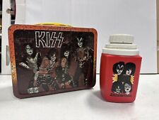 KISS 1977 LUNCH BOX WITH THERMOS Vintage Classic Metal Lunchbox picture