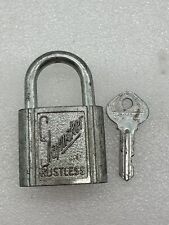 Genuine Vintage Slaymaker Rustless Padlock with  Original Key picture