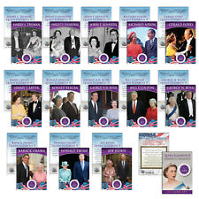 QUEEN ELIZABETH II 2022 Platinum Jubilee 14-Card Set Meetings with US Presidents picture
