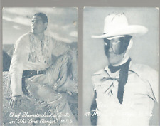 1940s Exhibit Arcade Cards The Lone Ranger And Tonto Lee Powell picture