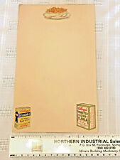 1914 Kellogg's Breakfast Cereal Toasted Corn Flakes & Krumbles Menu Paper NEAT picture
