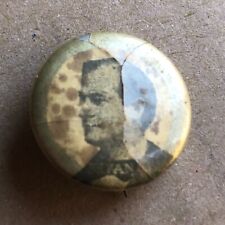 William Jennings Brian Sweet Caporal Badge Button Pin Pinback Cracked Foxing Vtg picture