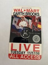 Garth Brooks Double Live All Access Staff Pass Live 11/17/98 picture