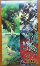 Four cards/bookmarks for the DC Vertigo reader Swamp Thing Charles Vess art nm picture